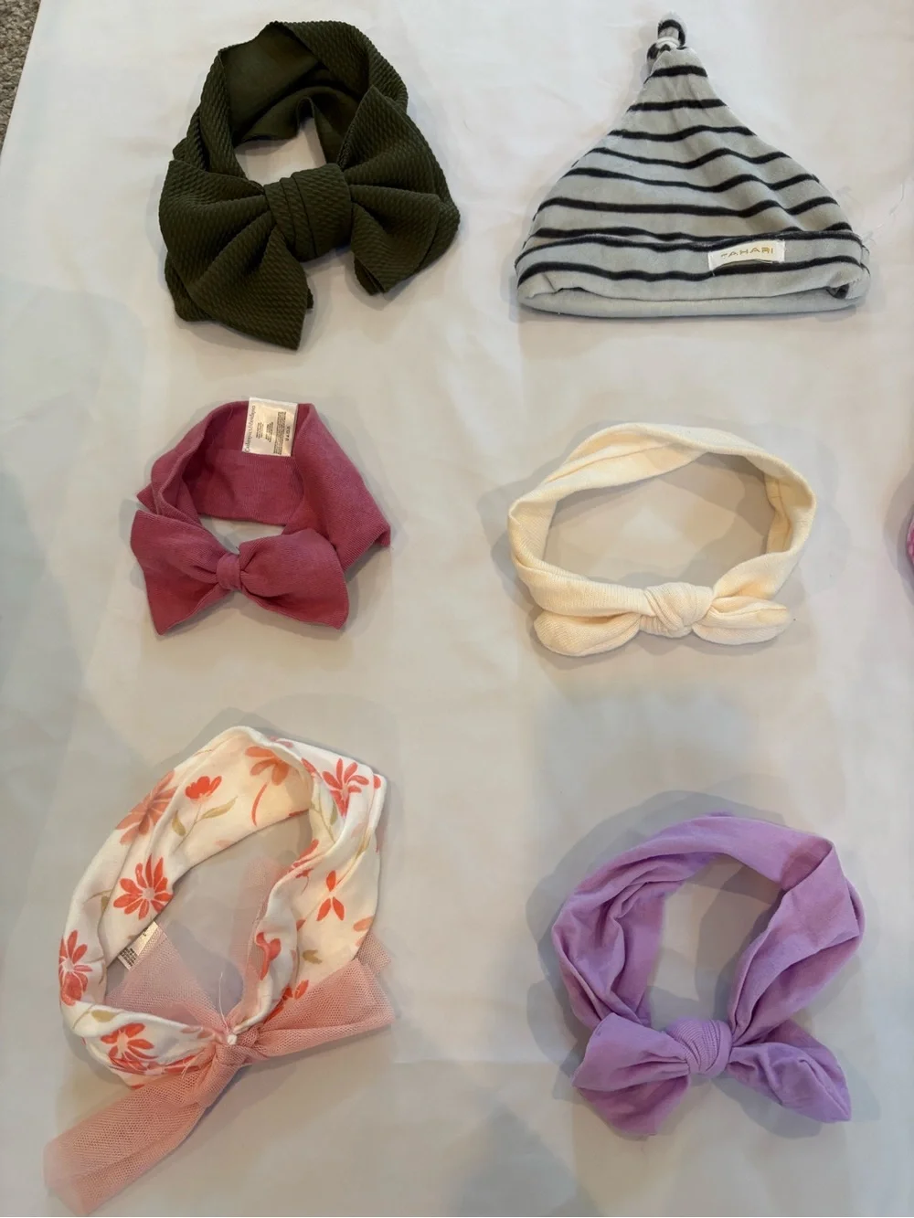 NWOT! 12 piece Bundle-Baby Headbands and hat!!